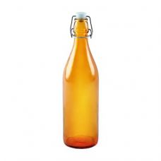 Купить Стеклянная бутылка 1 л оранжевая в Пензе